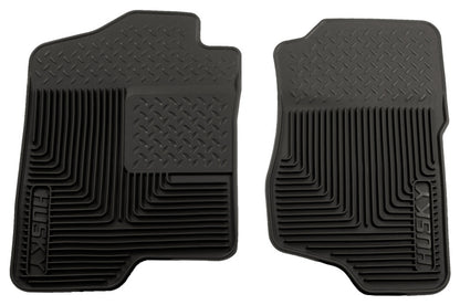 Husky Liners 07-12 GM Silverado/Sierra/Tahoe/Yukon/Escalade Heavy Duty Black Front 51181 Photo - Primary
