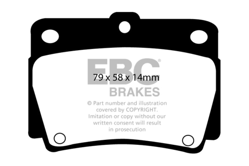 EBC Disc Brake Pad Set DP61228 Photo - Primary