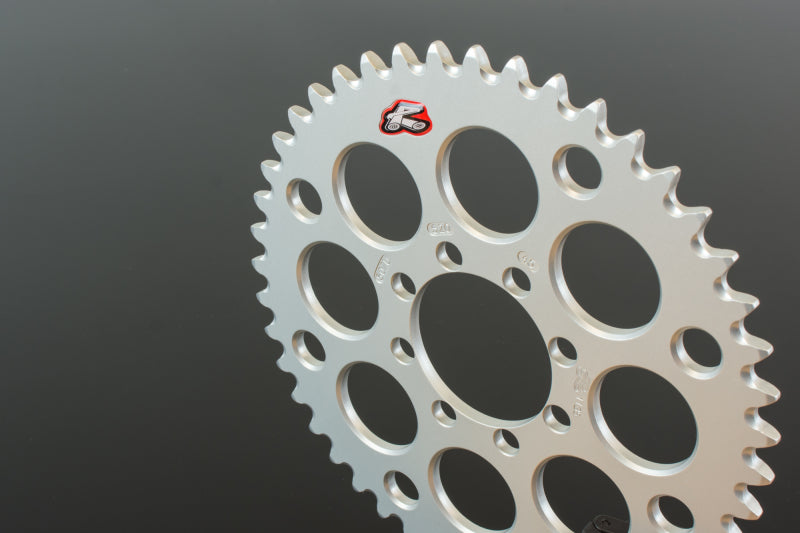Renthal Barnes Style Rear Sprocket Grooved Silver - 520-44P Teeth 507U-520-44GPSI 507U-520-44GPSI User 1