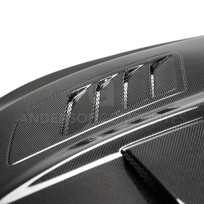 Anderson Composites 2018-2019 Ford Mustang Ram Air Double Sided Carbon Fiber Hood AC-HD18FDMU-AB-DS AC-HD18FDMU-AB-DS User 4