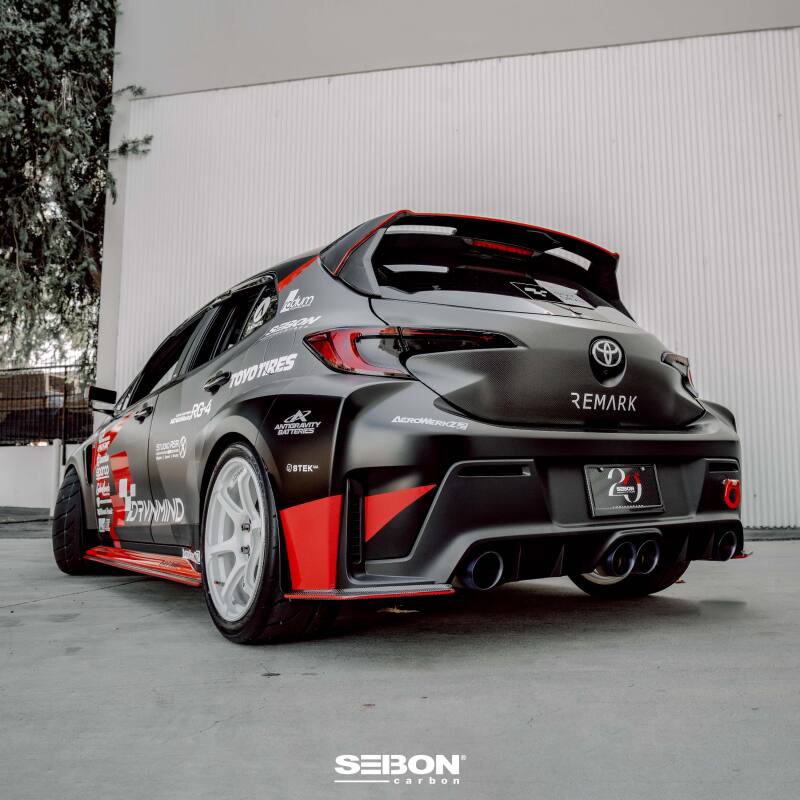 Seibon 2023+ Toyota GR Corolla MB-Style Carbon Fiber Rear Lip RL23TYGRCOR-MB RL23TYGRCOR-MB User 1