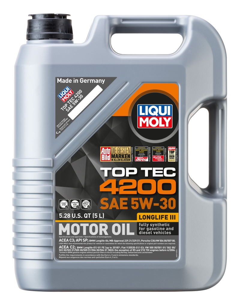 LIQUI MOLY LQM Motor Oil - Top Tec 4200 Oils & Oil Filters Motor Oils main image