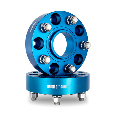 Borne Off-Road Wheel Spacers - 5x127 - 71.6 - 45mm - M14 - Blue BNWS-003-450BL BNWS-003-450BL Photo - Primary