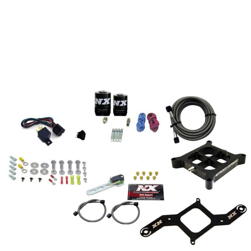 Nitrous Express 4150 Single Entry Crossbar Nitrous Plate Kit RNC (250-750HP) w/o Bottle 63840-00 63840-00 Photo - Primary