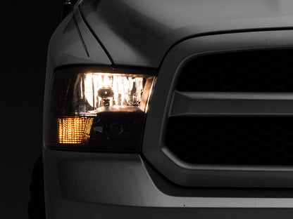 Raxiom 09-18 Dodge RAM 1500 Axial Series Euro Style Headlights w/ Dual Bulb Blk Housing (Clear Lens) R118016 R118016 Photo - Primary