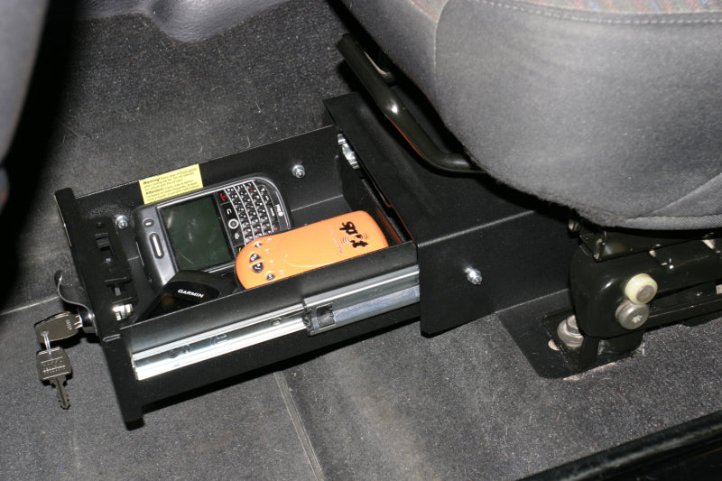 Tuffy Products Tuffy Jeep Wrangler Underseat Drawer Flip Seat W/ Keyed Lock 251-01 251-01 Photo - Mounted