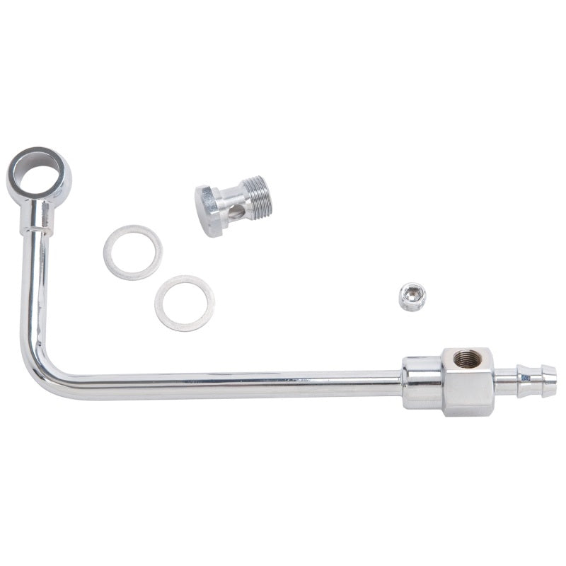 Edelbrock Fuel line, For  carburetors, 3/8" barb inlet, 1/8" NPT fuel 8126 Photo - Primary