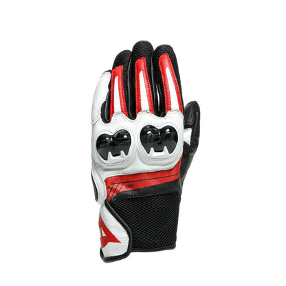 Dainese Mig 3 Unisex Leather Gloves Black/Red Spray/White - Large 201815934-32J-L 201815934-32J-L Photo - Primary