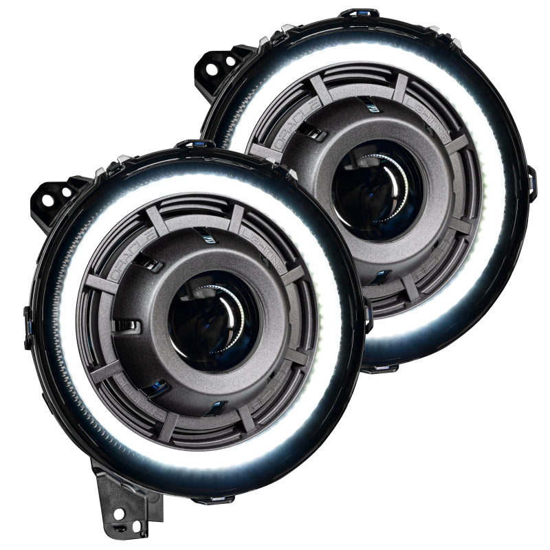 ORACLE Lighting Oracle Oculus Bi-LED Projector Headlights for Jeep JL/Gladiator JT - Graphite Metallic - 5500K 5839-504-PAU 5839-504-PAU Photo - Unmounted