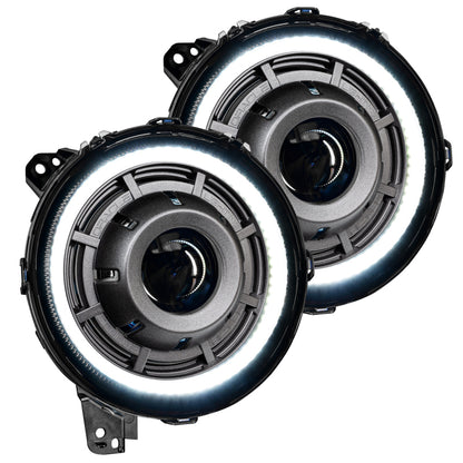 ORACLE Lighting Oracle Oculus Bi-LED Projector Headlights for Jeep JL/Gladiator JT - Graphite Metallic - 5500K 5839-504-PAU 5839-504-PAU Photo - Unmounted