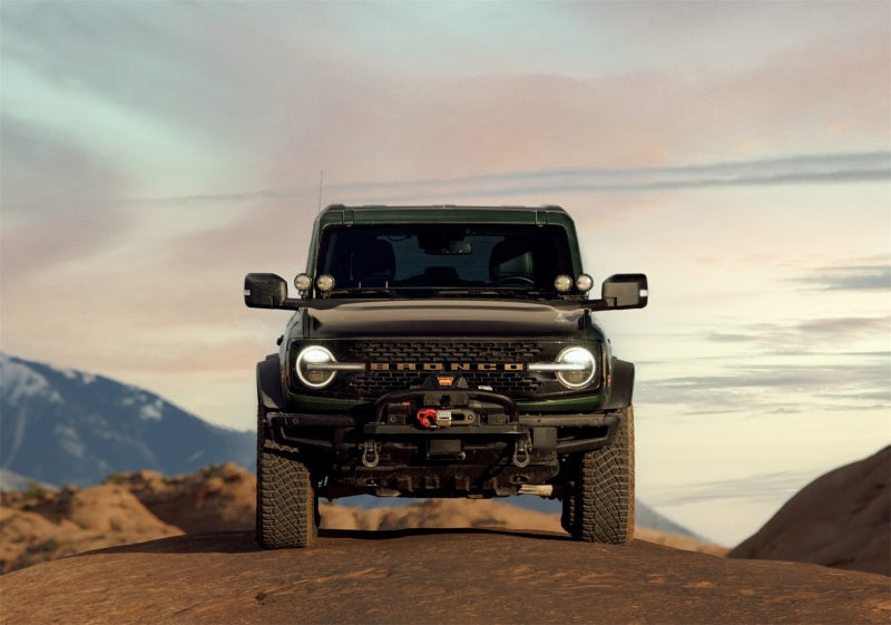 Ford Racing Factor 55 UltraHook w/Rope Guard - Red M-1821-UHR M-1821-UHR Photo - Mounted