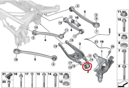 SPL Part Rear Lower Control Arm Knuckle Bushing for BMW E9X/E8X/F2X/F3X/F8X/G8X SPL RLCB E9X Photo - out of package