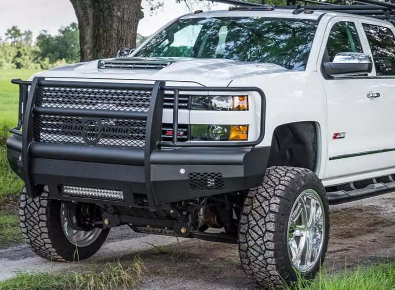 Road Armor 15-19 Chevy 2500 Vaquero Front Bumper Full Guard - Tex Blk 315VF6B 315VF6B Photo - Primary