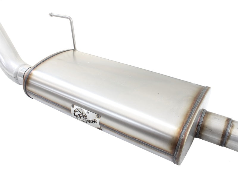 aFe MACH Force-Xp 3in to 3-1/2in Stainless Steel Cat-Back Exhaust System w 49-43073-B Photo - Unmounted