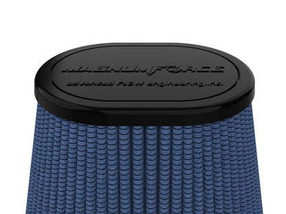 aFe MagnumFORCE Intake Replace Air Filter w/Pro5R Med 4in F x 7.75x6.5in B x 4.75x3.5in T x 7in H 24-90115 24-90115 Photo - Unmounted