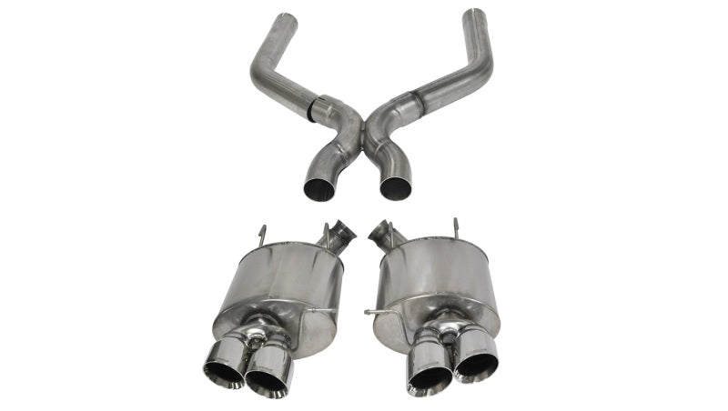 Corsa Performance 13-13 Ford Mustang Shelby GT500 5.8L V8 Polished Sport Axle-Back 14323 Photo - Primary