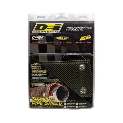 DEI Pipe Shield 4in w x 1ft - w/ Stainless Steel Clamps - Titanium 10454 10454 Photo - Unmounted