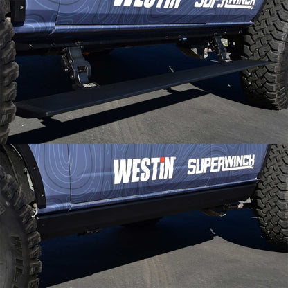 Westin Pro-e Running Boards 21-  Ford Bronco 4 Door 29-24195 29-24195 Photo - Mounted
