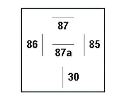 Hella Relay 24V 10/20A Spdt Res 007903007 007903007 Technical Drawing