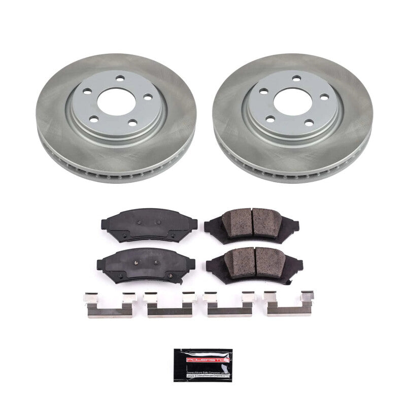 PowerStop Power Stop 04-07 Saturn Ion Rear Semi-Coated Rotor Kit SC1616 SC1616 Photo - Primary