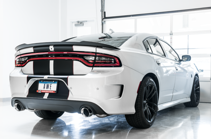 AWE Tuning 2017+ Dodge Charger 5.7L Touring Edition Exhaust - Non-Resonated - Chrome Silver Tips 3020-32060 3020-32060 Photo - Mounted