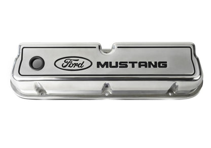Ford Die Cast Alm Valve Cover Set w/Mustang Logo FRD302-030 302-030 Photo - Unmounted