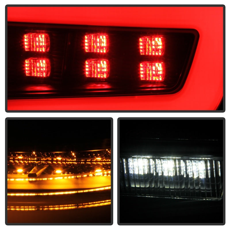 Spyder 08-11 Subaru Impreza WRX 4DR LED Tail Lights - Black ALT-YD-SI084D-LED-BK 5087966 5087966 Photo - Unmounted