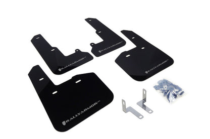 Rally Armor 2015 Subaru Legacy Mud flap Silver Logo MF34-UR-BLK/SIL Photo - Primary