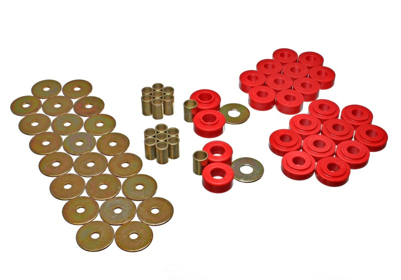 Energy Suspension Body Mount Set Red Chevrolet Chevelle All 1964-1964 3.4128R Photo - Primary