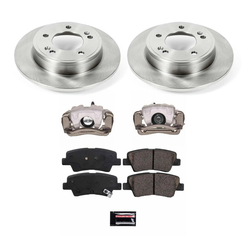 PowerStop Power Stop 17-19 Kia Soul Rear Autospecialty Kit w/Calipers KCOE6501B KCOE6501B Photo - Primary