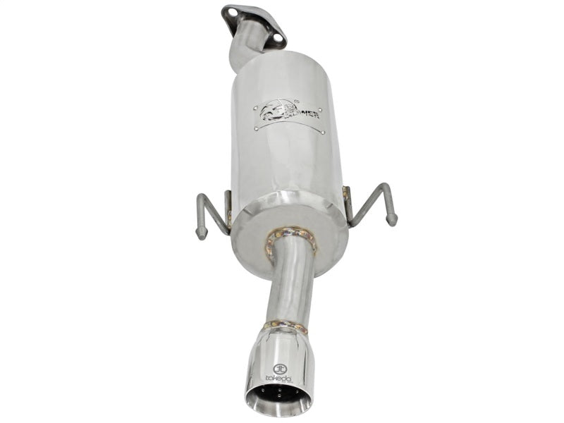 aFe Takeda 2in 304 Stainless Steel Axle-Back Exhaust w/Polished Tip Honda 49-36611 Photo - Unmounted