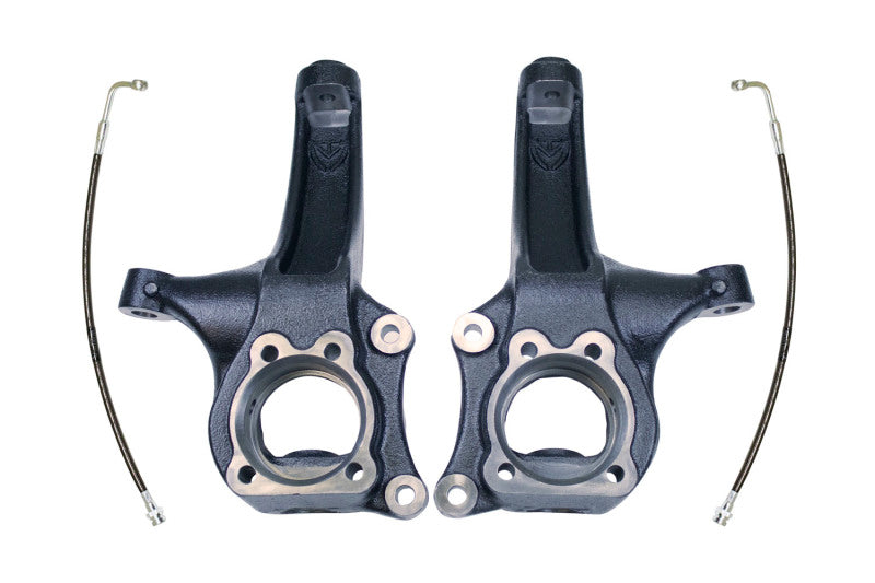 MaxTrac 15-16 Chevrolet Colorado 2WD 4in Front Lift Spindles w/Extended DOT Compliant Brake Lines 700440 700440 Photo - Primary