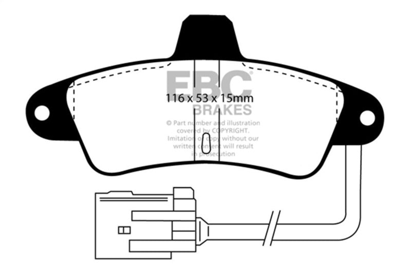 EBC Disc Brake Pad Set DP4965R Photo - Primary