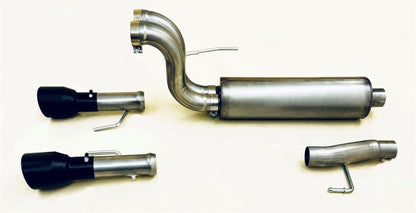 Gibson 2024 Ford F150 5.0L Black Elite Stainless Steel Split Rear Exhaust 69226B 69226B Photo - Primary