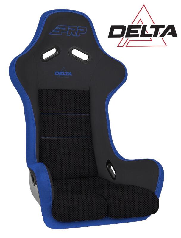 PRP Seats PRP Delta Composite Seat- Black/Blue (PRP Blue Outline/Delta Blue- Blue Stitching/201-263-201-V) A37F-V A37F-V Photo - Primary
