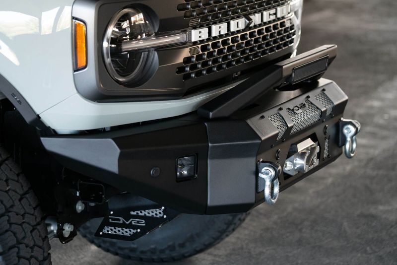 DV8 Offroad 2021+ Ford Bronco Front Bumper Winch Capable w/ Optional Bull Bar/Aux Light Opening FBBR-01 FBBR-01 User 1