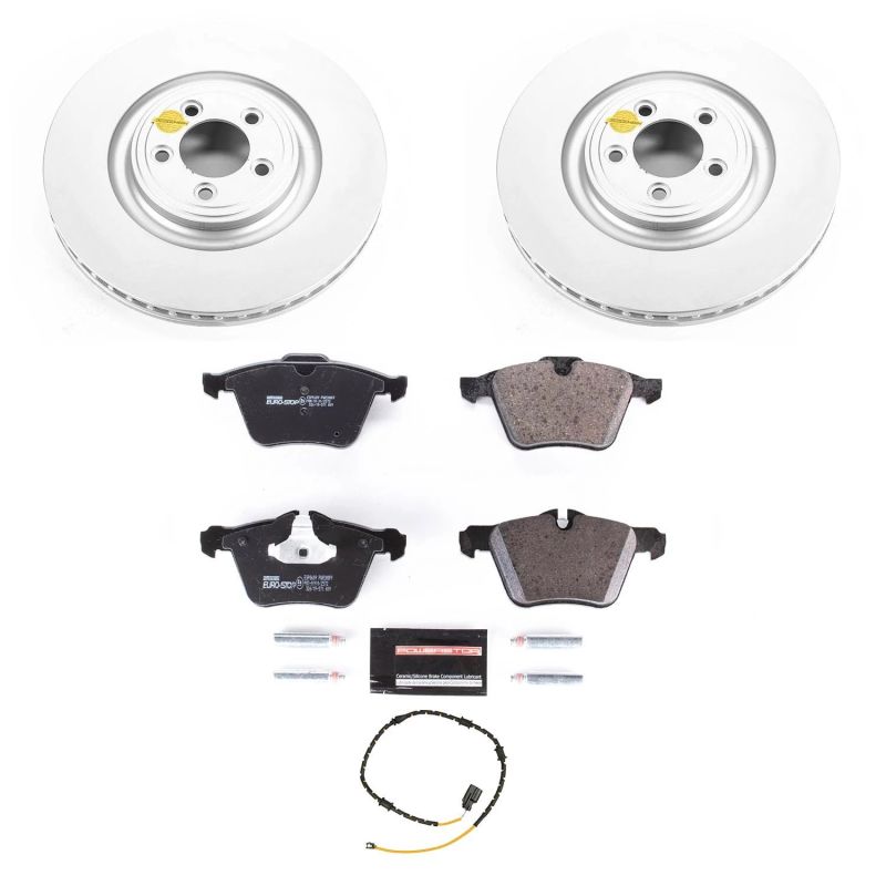 Power Stop 2018 Jaguar XJ Front Euro-Stop Brake Kit ESK8035 ESK8035 Photo - Primary