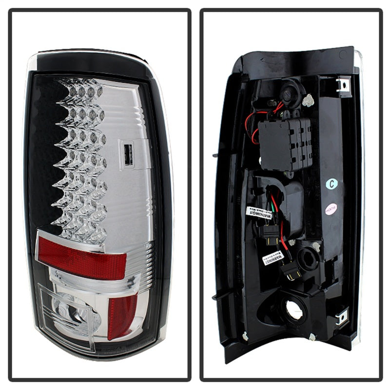 Spyder Chevy Silverado 1500/2500 03-06 (Does Not Fit Stepside)LED Tail Lights Chrm ALT-YD-CS03-LED-C 5001733 5001733 Photo - Unmounted