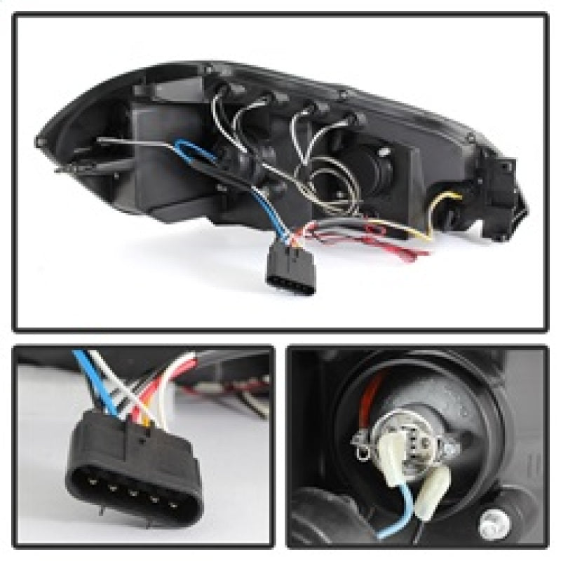 Spyder Chevy Impala 06-13 Projector Headlights LED Halo LED Blk Smke PRO-YD-CHIP06-HL-BSM 5078308 5078308 Photo - Primary