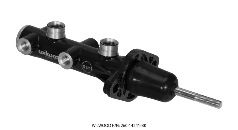 Wilwood Tandem Remote Master Cylinder - 7/8" Bore, Black 260-14241-BK Photo - Primary