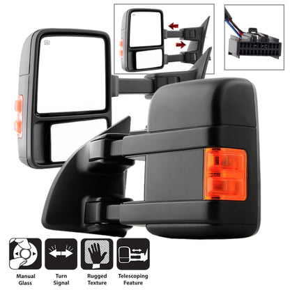 SPYDER xTune 99-15 Ford SuperDuty L/R Manual Extendable - Manual Adjust Mirror MIR-FDSD08S-MA-AM-SET 9935794 9935794 Photo - Primary