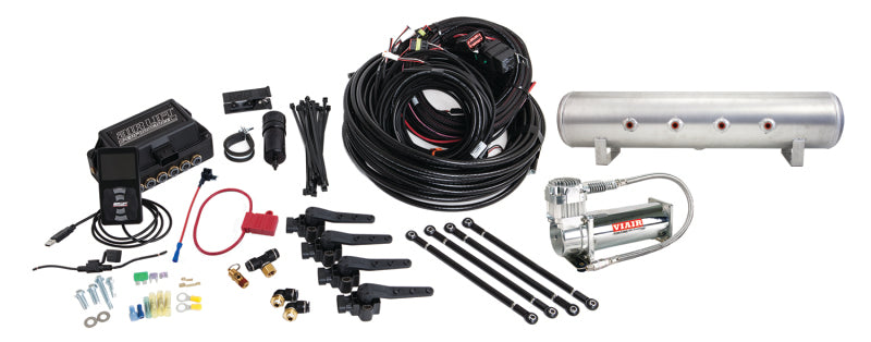 Air Lift Performance 3H (3/8 Air Line 4 Gal 7-Port  Raw Aluminum Tank VIAIR 444C Comp) 27699 27699 Photo - Primary