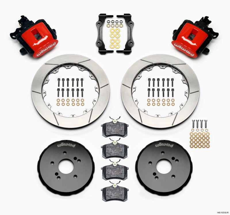 Wilwood CPB Rear Kit, 12.88", Red, Honda S2000 140-10310-R Photo - Primary
