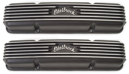 Edelbrock Valve Cover Classic Series Chevrolet 1959-1986 262-400 CI V8 Black 41453 41453 Photo - Primary