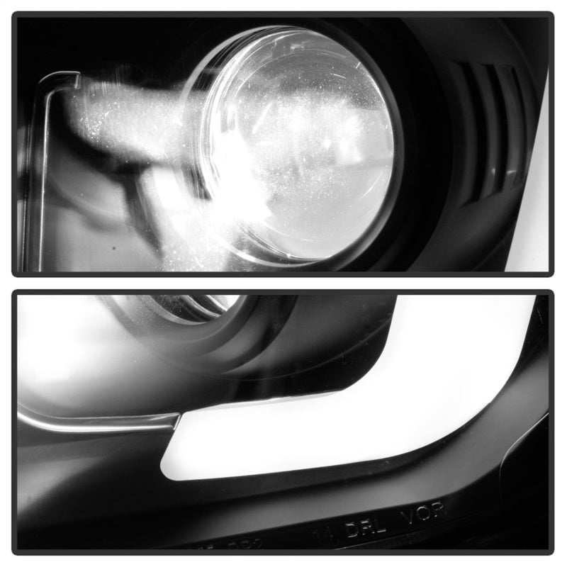 SPYDER 14-17 Toyota Tundra(SR/SR5) Light Bar Projector Headlights - LED - Black PRO-YD-TTU14AP-BK 5088055 5088055 Photo - Unmounted