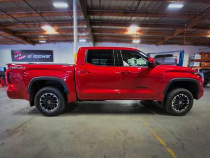 aFe CONTROL 1.875 IN Leveling Kit 22-23 Toyota Tundra - Red 416-72T005-R 416-72T005-R Photo - Mounted