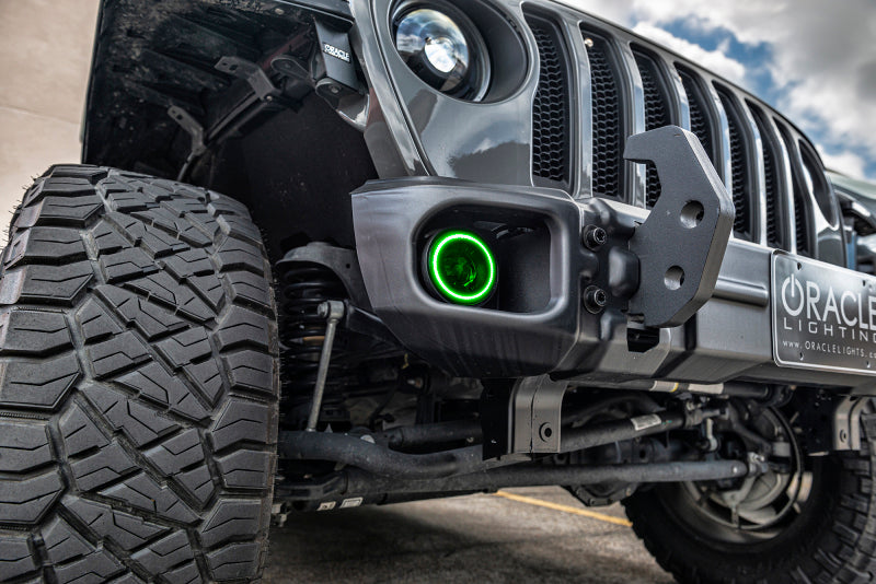 ORACLE Lighting Oracle Jeep Wrangler JK/JL/JT High Performance W LED Fog Lights - ColorSHIFT - Dynamic 5846-332 5846-332 Photo - lifestyle view