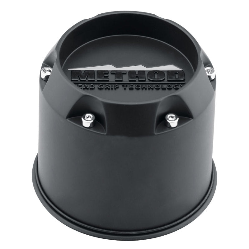 Method Wheels Method Cap T080 - 130.8mm - Black - Push Thru CP-T080B140-1