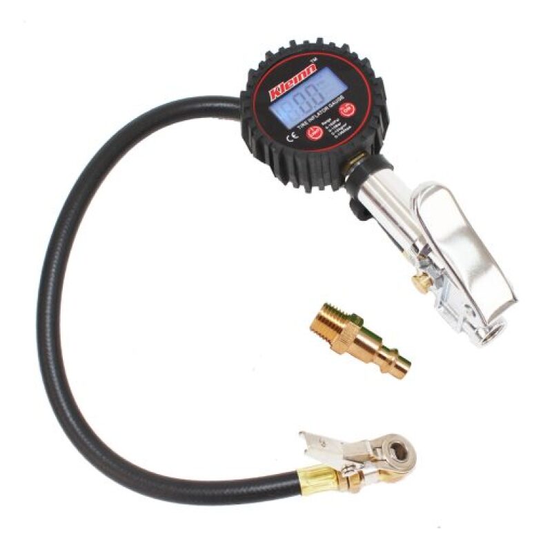 Kleinn Air Horns Kleinn Digital Tire Inflator w/ Gauge/ Bleed Valve/ / Locking Chuck 0-160 PSI 59830 59830 Photo - Primary