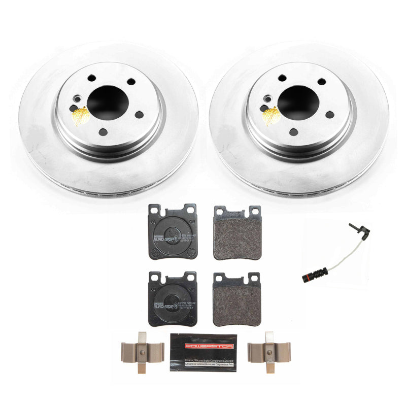 Power Stop 99-02 Mercedes-Benz E55 AMG Rear Euro-Stop Brake Kit ESK6717 ESK6717 Photo - Primary